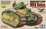 Tamiya 1/35 Tank Series NO.58 French Battle B1 Bis W/single Motor Jdmps. Fixed Price $129.21.