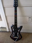 Activision Guitar Hero Wii Warriors Rock Controller 96158805, No Cover Strap. Fixed Price $55.00.