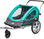 Quick-n-ez Double Tow Behind Bike Trailer For Toddlers, Kids, Converts Stroll. Fixed Price $398.97.