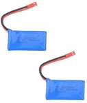 3.7V 780MAH Lipo Battery Set Of 2 For Wltoys V636 V686 Drones, Blue. Fixed Price $17.56.