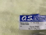 Os Engine Cover Plate FS-91S Part Number 45907000. Fixed Price $21.99.