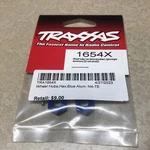Traxxas Wheel Hubs, Hex Blue-anodized, Lightweight Aluminum/ Axle Pins TRA1654X. Fixed Price $9.99.