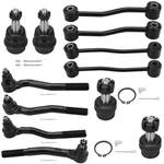 Irontek 12PCS Front Upper & Lower Ball Joints Rear Sway Bar Links Out.... Fixed Price $99.42.