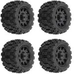 Pro-line PRO1024110 Badlands Mx 1.85" Tires (4) Raid Black 12MM Hex Wheels. Fixed Price $32.99.