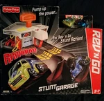 Fisher Price Rev Go Stunt Garage Playset Cars & Launcher 2012 Bnib Mattel. Fixed Price $84.99.