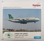 Herpa Libyan Air Cargo Antonov AN-124 Model 1:500 507752 Mold. Fixed Price $60.00.