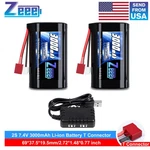 2X Zeee 7.4V 2S Li-ion Battery 3000MAH With Connector Usb Charger. Fixed Price $24.79.