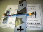 Cox Focke-wulf Fw 190A Rc Airplane Control Line Cl Short Kit + Pdf. Fixed Price $108.74.