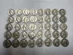 Set Of Us Washington Quarters 60 Coins 1932-1964 Circulated 90% Silver Liberty. Fixed Price $850.00.