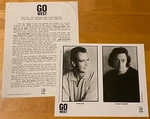 Go West - Aces And Kings 1993 Promotional Press Kit W/ Bio & Photo Peter Cox. Fixed Price $8.95.
