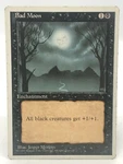Bad Moon - Fourth 4TH Edition, White Border Magic Gathering Mtg Mp/hp. Fixed Price $6.49.