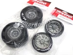 Traxxas Drag Slash-tires & Wheels (front And Rear) 9474X 9475X Black Chrome. Fixed Price $84.90.