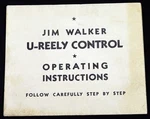 Jim Walker U-reely Control Operating Instructions Vintage Manual. Fixed Price $25.24.
