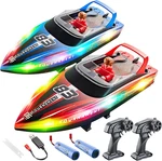 Remote Control Boat, 2 Packs 10 Inch Fast Speed Rc 15 Kph For Pools & Salt. Fixed Price $111.99.