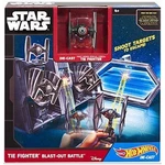 Hot Wheels Star Wars: Force Awakens First Order Tie Fighter Blast Out Battle Set. Fixed Price $15.99.