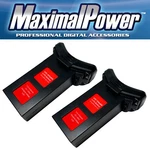 Two Maximalpower Gifi 4100MAH 7.4 V Battery For Holy Stone HS100 Sjrc S70W Drone. Fixed Price $87.97.