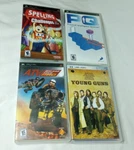 Lot 4 Psp Games Movie Pq Spelling Challenge Atv Off-road Fury Pro Young Guns. Fixed Price $28.99.