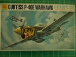 New Curtiss P-40E Warhawk U.s. Fighter Otaki Kit No. OT-2-16-500/600 1:48. Fixed Price $21.99.