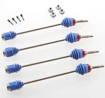 Traxxas Revo 3.3/E-MAXX 16.8 Steel Driveshafts 5451R Boxed. Fixed Price $69.95.