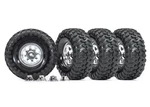 Traxxas TRX-4 Tires New! Set Of 4, Canyon Trail, 8-HOLE Mag Wheels, 8183X. Fixed Price $69.00.