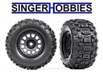 Traxxas 7876 Xrt Sledgehammer Tires & Race Black Wheels, Foam Inserts Hh. Fixed Price $69.95.