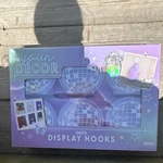 Horizon Group Usa Disco Ball Decorative Wall Hooks Set, 6-PACK, Silver Purple. Fixed Price $6.00.