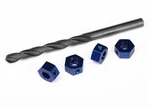 Traxxas Slash 4X4 Ultimate * 12MM Wheel Adaptors Anodized Aluminum W/drill Bit. Fixed Price $26.28.
