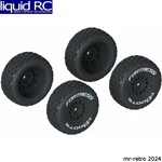 Arrma 550117 Dboots Fortress Tire Set Glued Black 2 Pairs. Fixed Price $19.99.