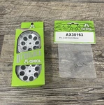 Axial 1.9 Hole Beadlockwheel AX8088 Satin Chrome (2) & AX30163 Pin (6). Fixed Price $23.00.