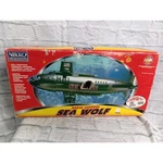 Nikko Sea Wolf Rc Submarine 11501 Radio Control Grey Band 27.045MHZ With Box. Fixed Price $112.50.