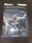 AH-64 Apache Metal Earth 3D Laser Cut Model Attack Helicopter Fascinations. Fixed Price $10.00.