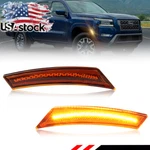 2PCS Amber Lens Full Led Side Marker Lights For 2022-UP Nissan Frontier. Fixed Price $39.99.