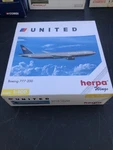 Herpa Wings 1:400 Boeing 777-200 Art 560092 Nib. Fixed Price $59.75.