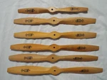 Lot Of Vintage Nos Jz Zinger Wooden Propellers For Rc Planes 16, 15, 14, 12. Fixed Price $55.95.