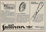 Vintage Print Ad 1980 Sullivan Products Tanks Push Rods Wiilow Grove Pa. Fixed Price $13.99.