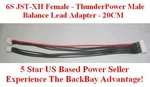 6S / Jst-xh Female Lipo Adapter Plug 20CM. Fixed Price $7.59.