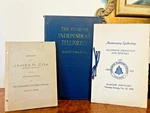 Books Independent Telephony 1934, Cox Stock Report 1908, Anniversary Gather 26. Fixed Price $59.00.
