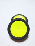 Vintage Rc Team Losi Xxx Cr BK2 Front Wheels - 7004 Tires 7204S. Fixed Price $38.00.
