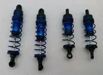 Team Associated RC18 Ft Aluminum Threaded Front & Rear Shocks 1/18 Blue. Fixed Price $29.98.