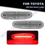 For 1993-98 Toyota Supra JZA80 Red Led Rear Bumper Side Marker Lights Clear Lens. Fixed Price $39.59.