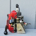 Vintage Ohlsson Rice O&r Type 122 Gas Model Airplane Engine Runs. Fixed Price $234.57.