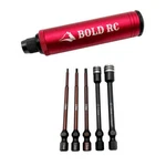 Bold Rc 10610 1/4" Pocket Driver 5 Tip Trail Set With Aluminum Handle. Fixed Price $44.99.