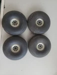Du Bro 3.5T Treaded Wheels Low Bounce Lot Of 4. Fixed Price $24.99.