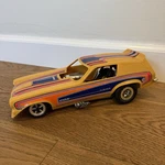 Vintage Cox 1973 Vega Funny Car Tether Dragster - Untested As Is. Fixed Price $275.00.