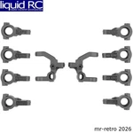 Associated 92577 RC10B7.1 Ft Caster And Steering Block Set Carbon. Fixed Price $22.94.