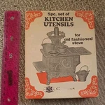 Cast Iron Miniature Toy 5 Piece Old Stove Chadwick Miller Kitchen Taiwan Vintage. Fixed Price $36.99.