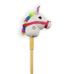 Ponyland: White Unicorn Stick Horse With Sound, Batteries Included, Kids. Fixed Price $26.99.