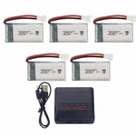 5PCS 3.7V 380MAH Lithium Battery With In Charger For Hubsan X4 H107C. Fixed Price $21.15.