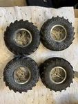 Pro Line Masher 2000 All Terrain #1074 Tires And Rims Front/rear Rpm Wheels. Fixed Price $29.95.