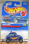 1997 Hot Wheels Mainline/collector #835 Baja Bug Blue W/chrome Bw Spoke. Fixed Price $8.55.